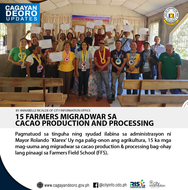 15 FARMERS MIGRADWAR SA CACAO  PRODUCTION AND PROCESSING