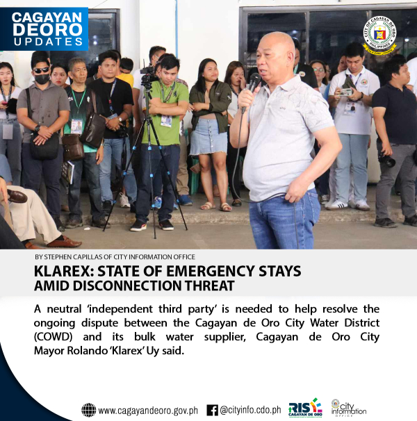 KLAREX: STATE OF EMERGENCY STAYS  AMID DISCONNECTION THREAT