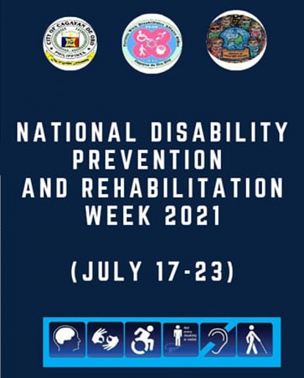 LOOK: Calendar of Activities for National Disability Prevention and Rehabilitation Week 2021.