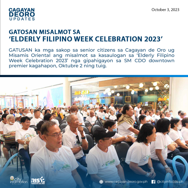 GATOSAN MISALMOT SA ‘ELDERLY  FILIPINO WEEK CELEBRATION 2023’