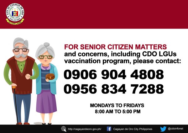LOOK: Hotlines for Senior Citizen matters and concerns