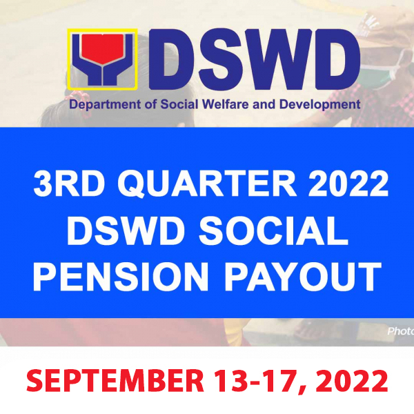 3rd qtr social pension payout  alang sa mga senior citizen