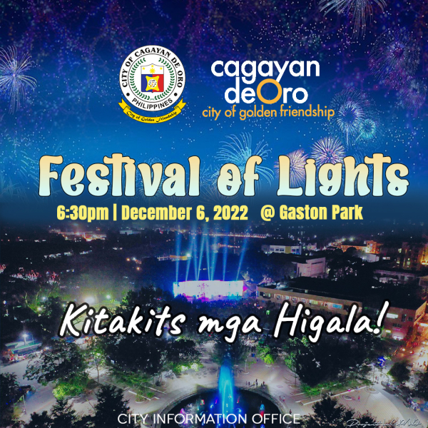 ‘FESTIVAL OF LIGHTS’ AT CITY HALL, GASTON PARK SET
