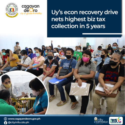 Uy’s econ recovery drive nets highest biz tax collection in 5 years