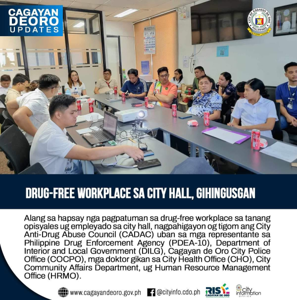 DRUG-FREE WORKPLACE SA CITY HALL, GIHINGUSGAN